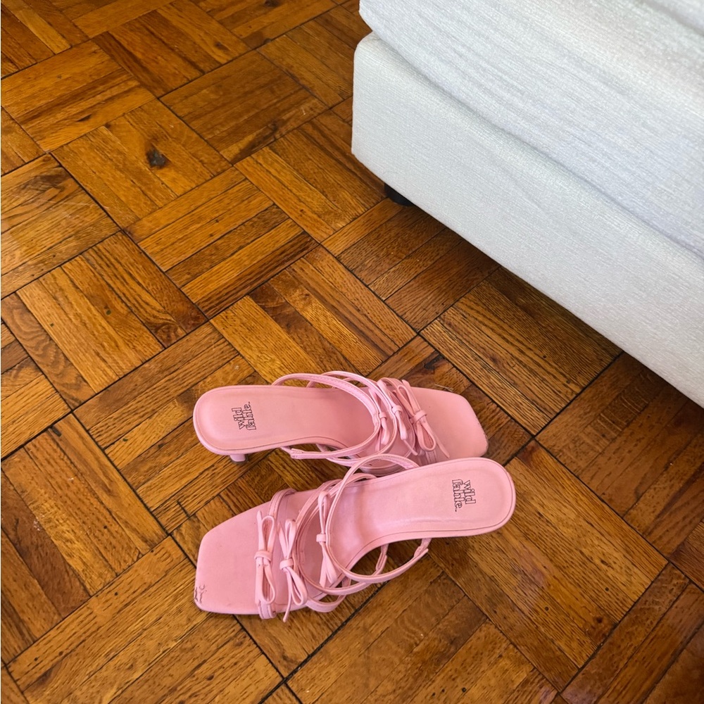 Wild Fable Pink Strappy Heels